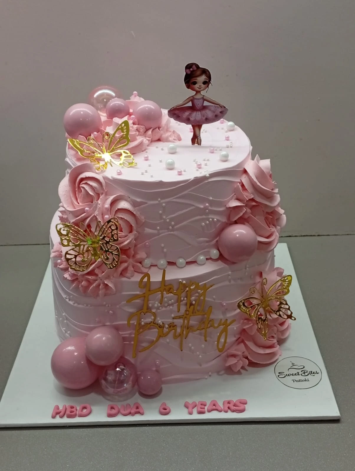 Ballerina Theme Cake
