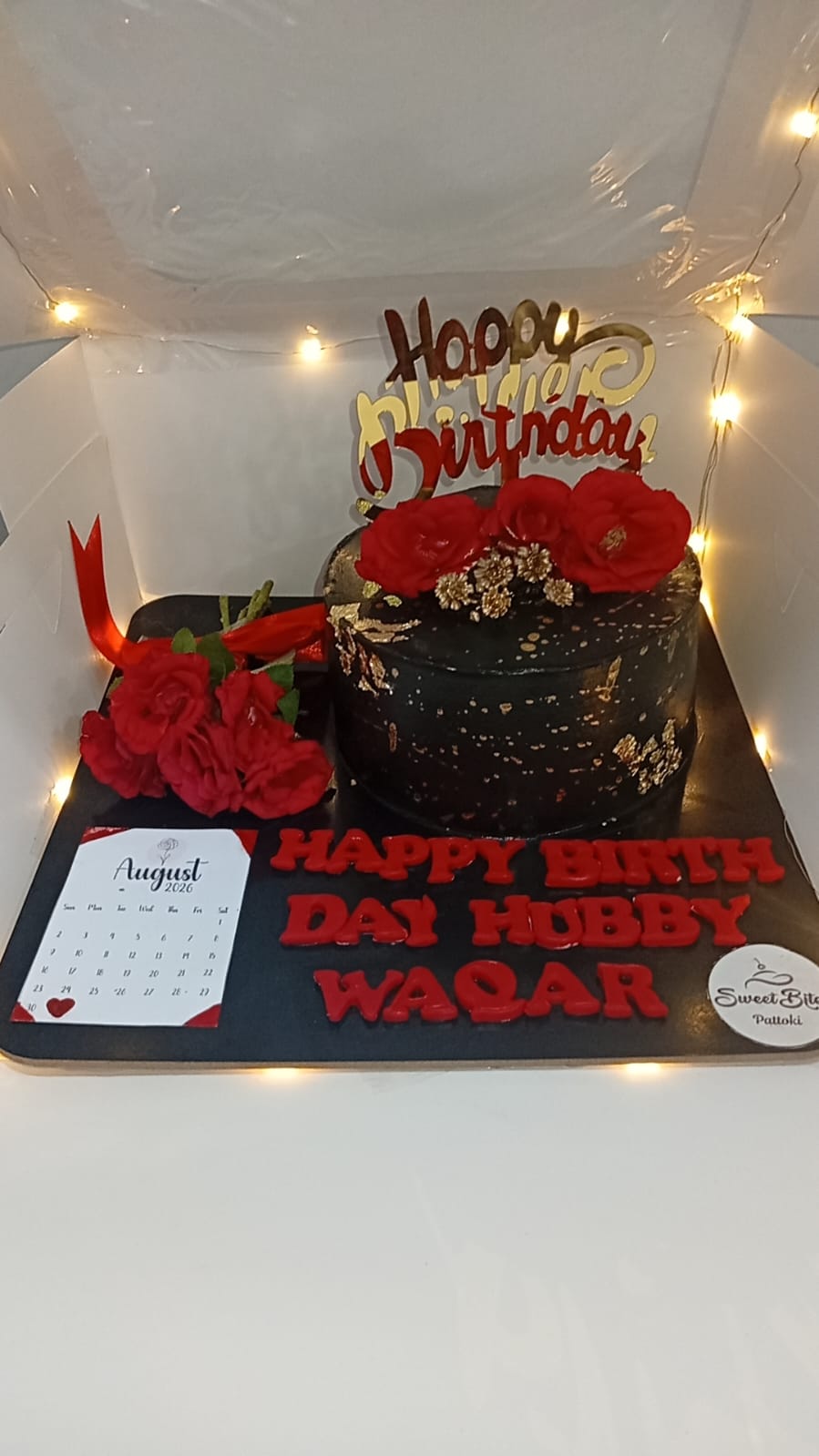 Rosette Drip Cake